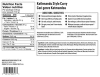 Backpacker's Pantry Kathmandu Style Curry - Single Serving